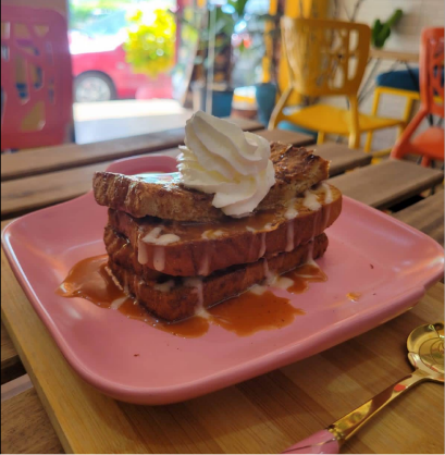 Tostada francesa con crema